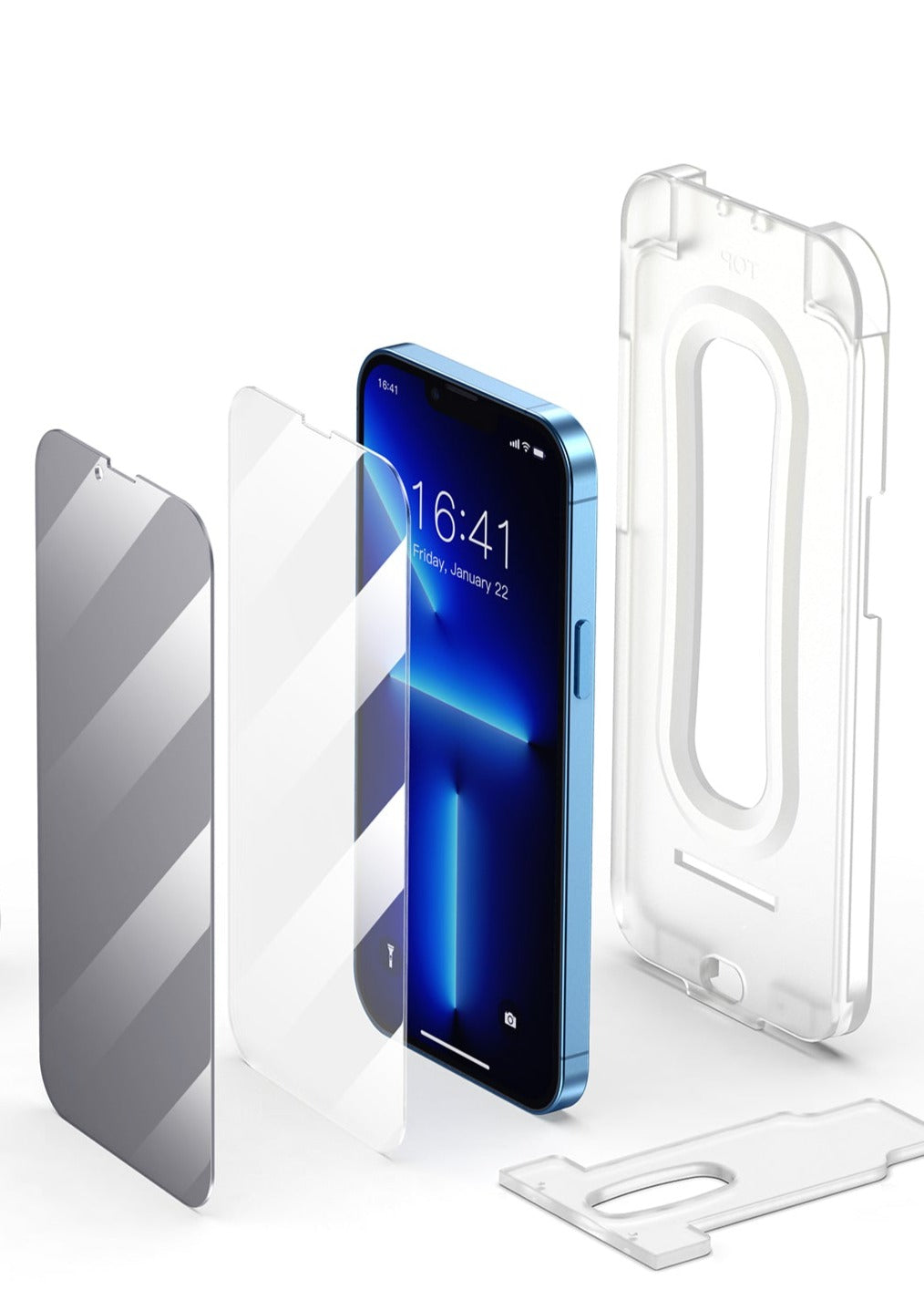 Screen Protector for with 2 in1 Installation Kit, 3D Edge to Edge Full Coverage