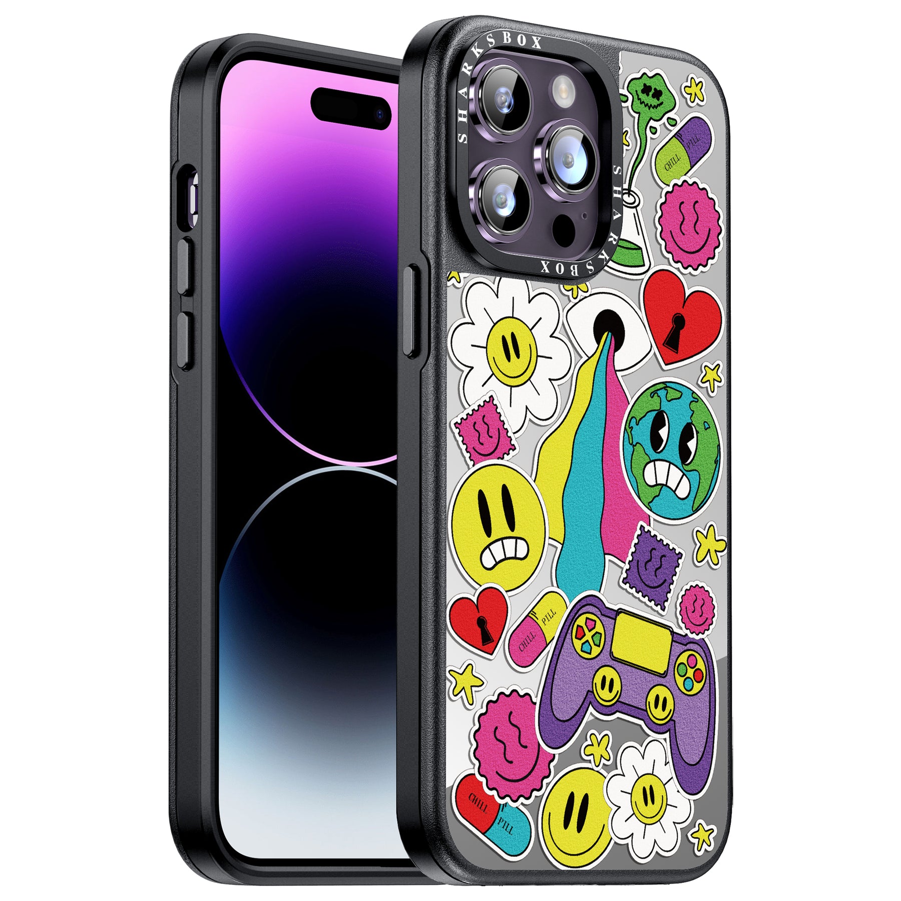 Shield Case With Colorful Back