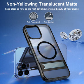 Matte black Magnetic Kickstand Case Version 2