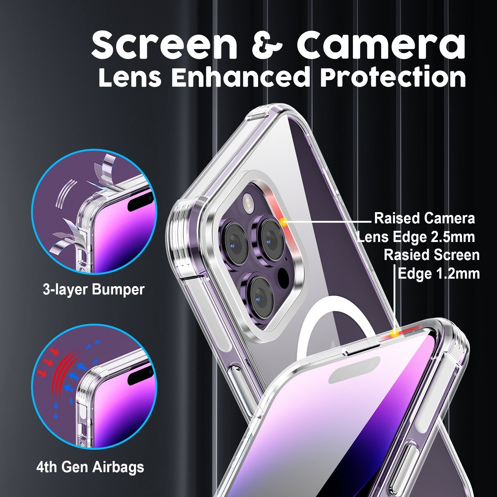 UV Printing 7 Alienware Crystal & White TPE Bumper Case
